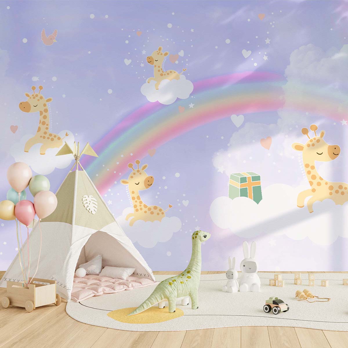 Honpo Bomdong | Dreamy Rainbow Giraffe Honpo Bomdong | Dreamy Rainbow Giraffe