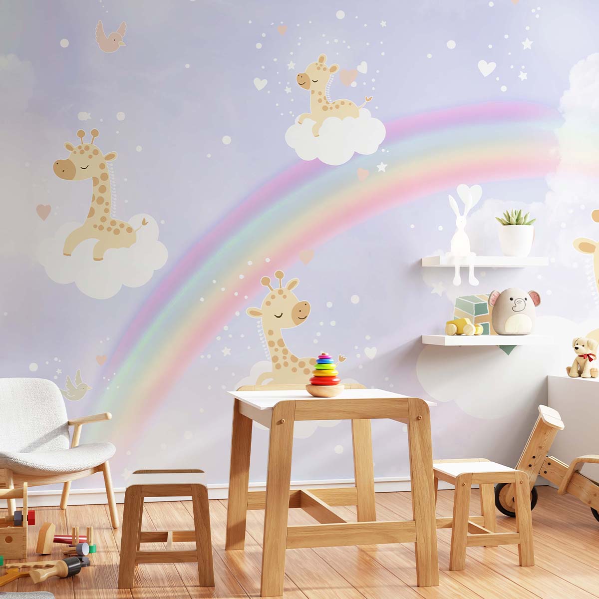 Honpo Bomdong | Dreamy Rainbow Giraffe Honpo Bomdong | Dreamy Rainbow Giraffe