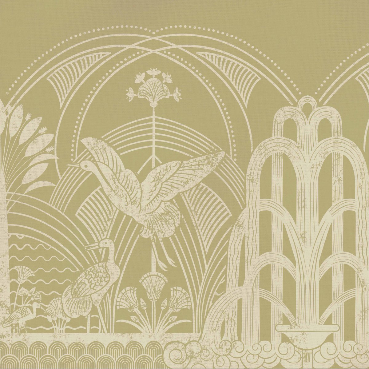 Honpo | Garden of the Crane | HO-0052 Honpo | Garden of the Crane | HO-0052