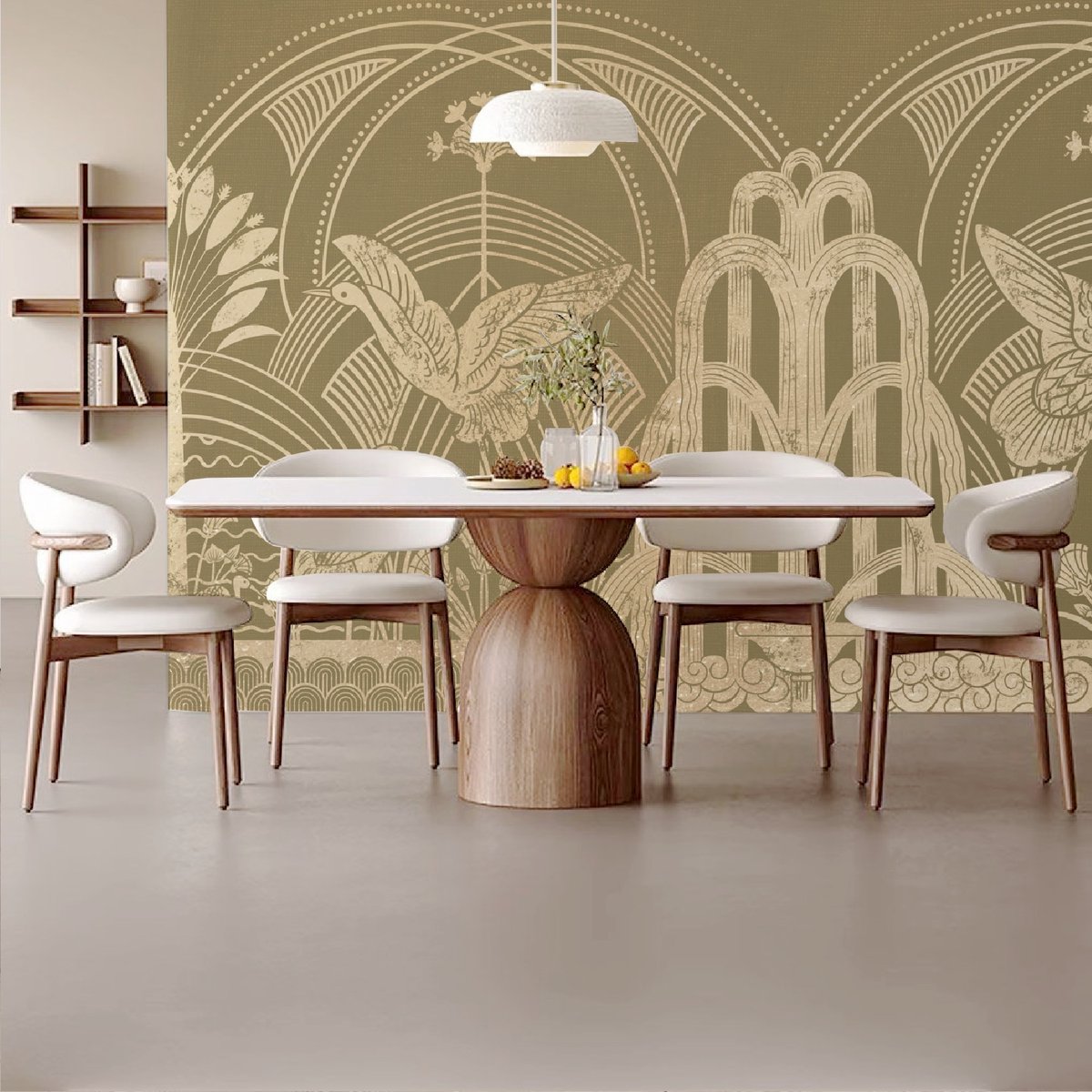 Honpo | Garden of the Crane, Gold | HO-0053 Honpo | Garden of the Crane, Gold | HO-0053