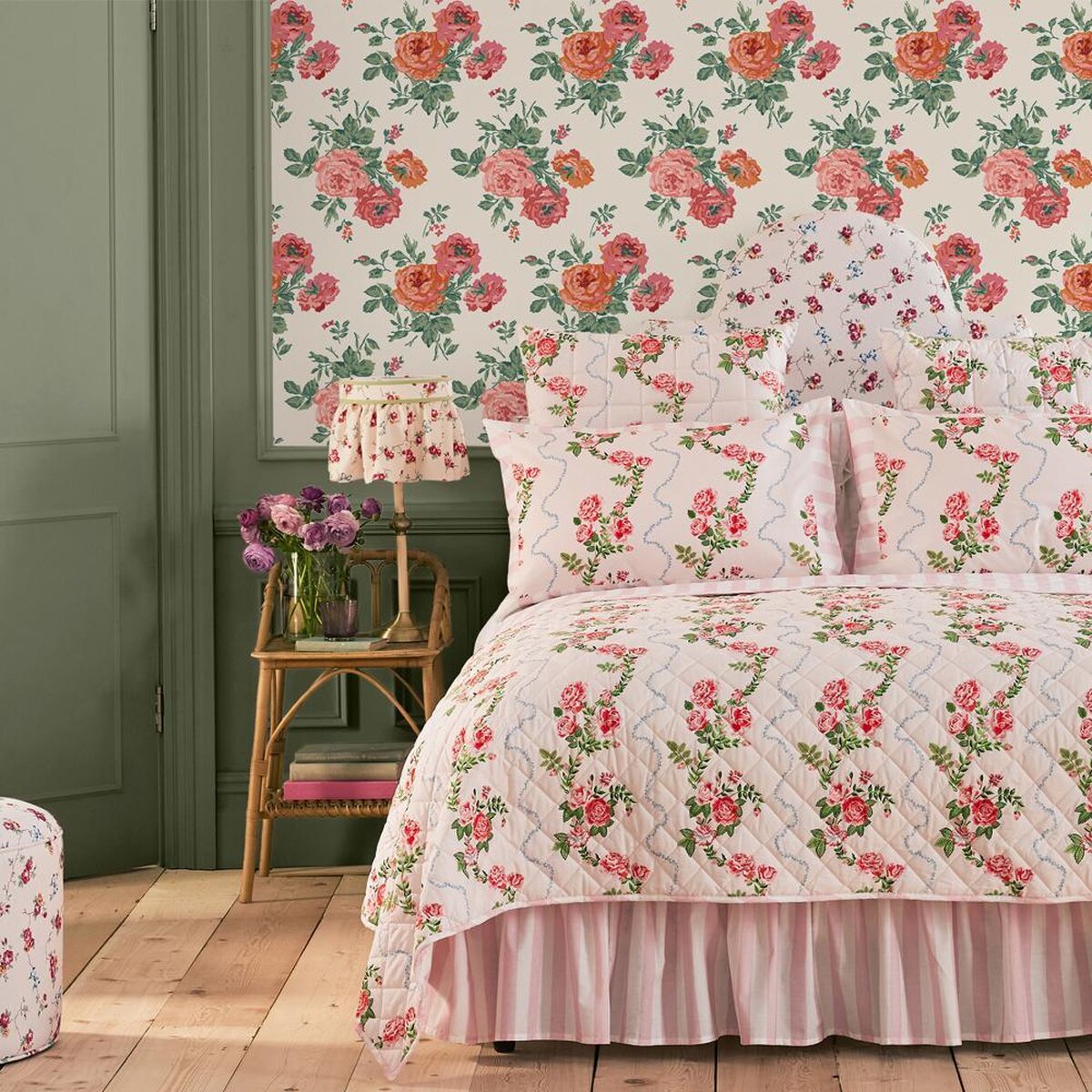 Graham & Brown | Archive Rose Wallpaper Graham & Brown | Archive Rose Wallpaper