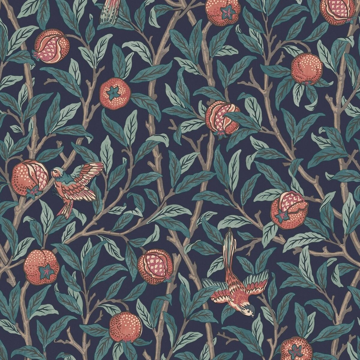 Graham & Brown | Bird & Pomegranate Wallpaper Graham & Brown | Bird & Pomegranate Wallpaper