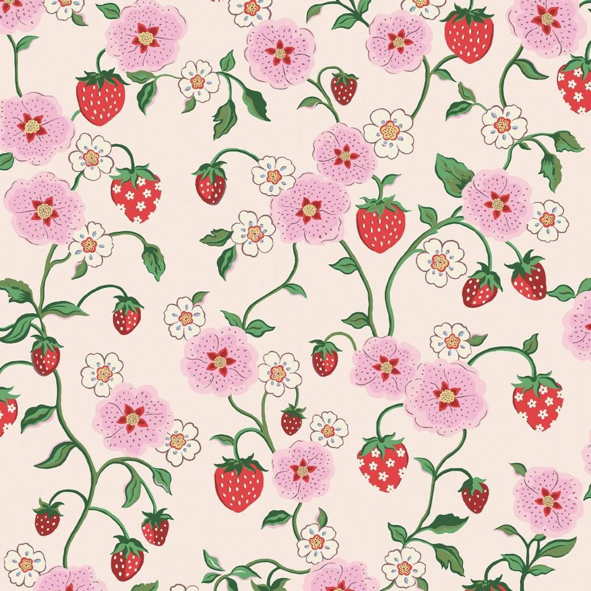 Graham & Brown | Strawberry Wallpaper Graham & Brown | Strawberry Wallpaper