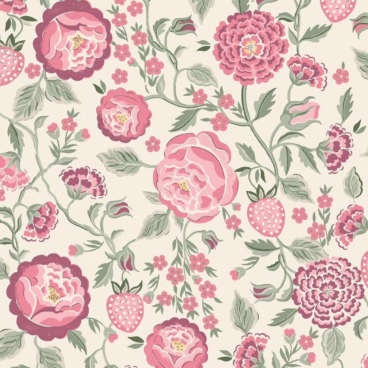 Graham & Brown | Strawberry Garden Wallpaper Graham & Brown | Strawberry Garden Wallpaper