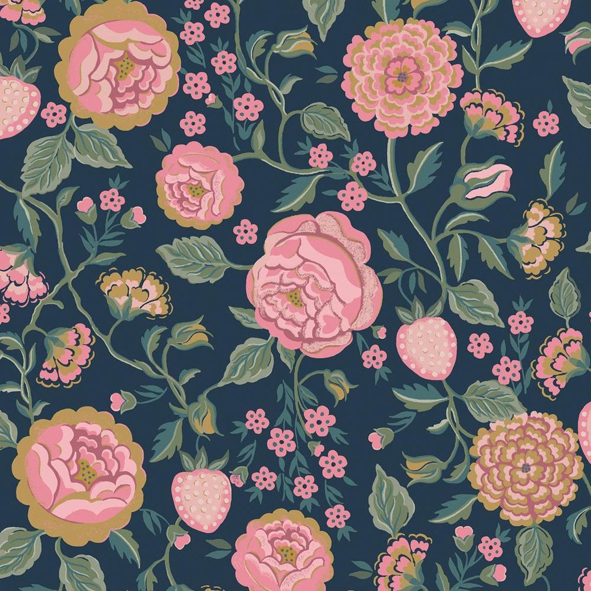 Graham & Brown | Strawberry Garden Wallpaper Graham & Brown | Strawberry Garden Wallpaper