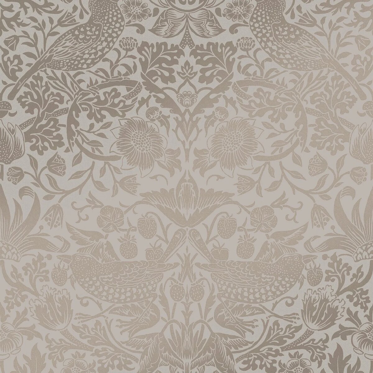 Graham & Brown | Strawberry Thief Fibrous Wallpaper Graham & Brown | Strawberry Thief Fibrous Wallpaper