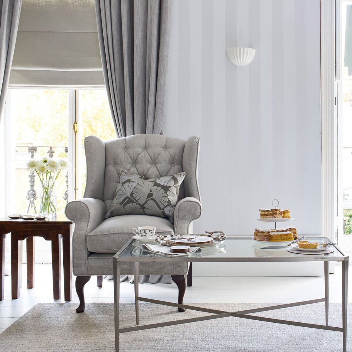 Graham & Brown | Lille Pearlescent Stripe Graham & Brown | Lille Pearlescent Stripe