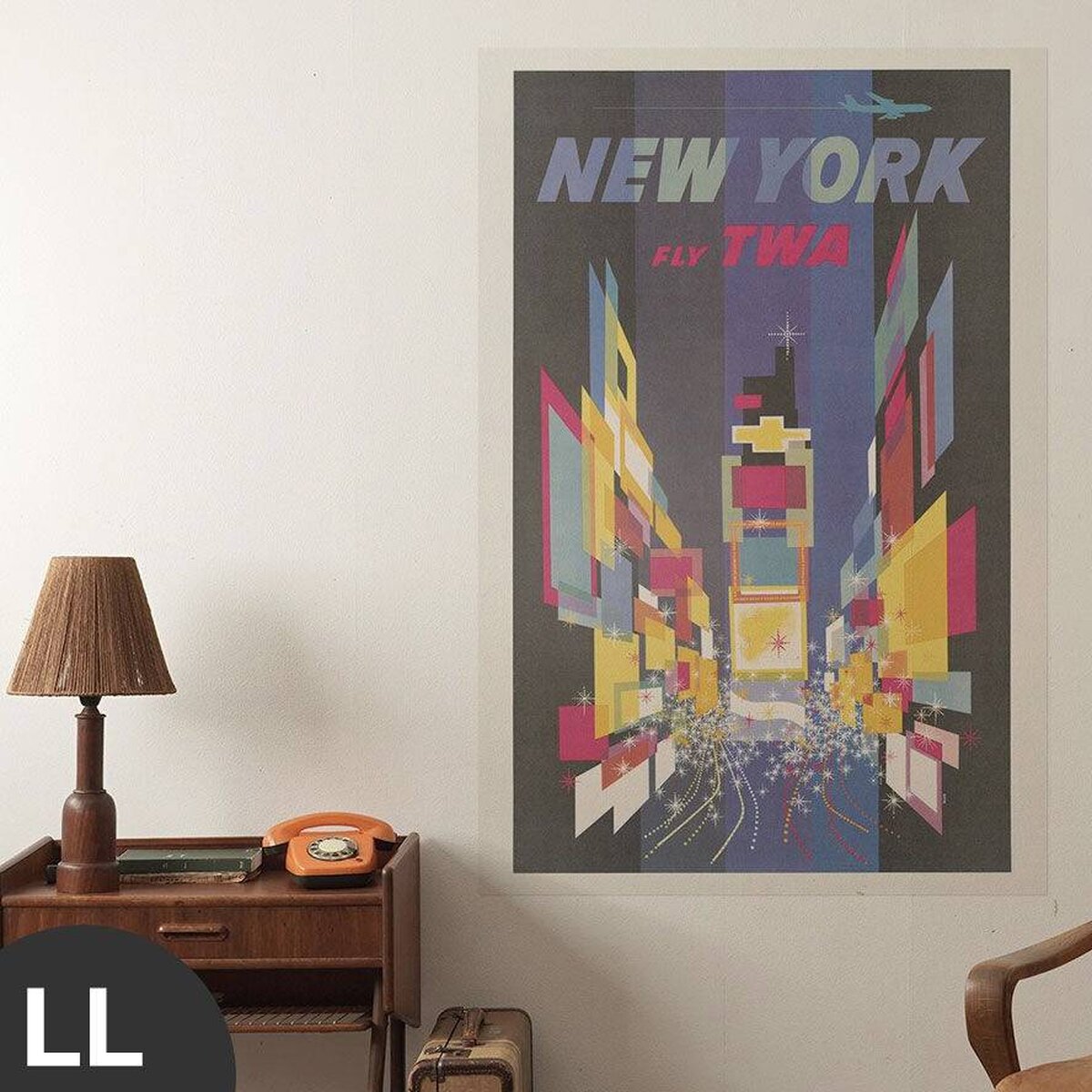 Hattan Art Poster Fly TWA New York / HP-00060 Hattan Art Poster Fly TWA New York / HP-00060