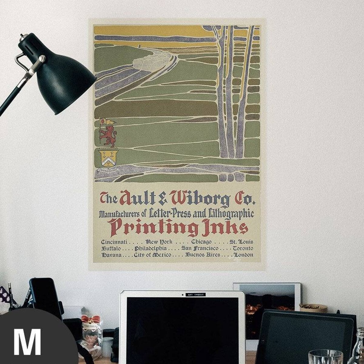 Hattan Art Poster Ault and Wiborg, Ad. 077 / HP-00061 Hattan Art Poster Ault and Wiborg, Ad. 077 / HP-00061