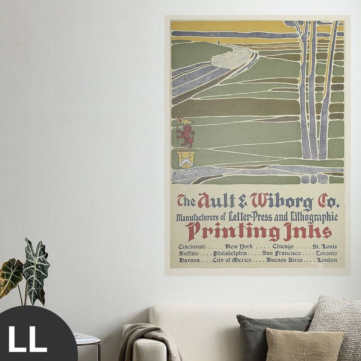 Hattan Art Poster Ault and Wiborg, Ad. 077 / HP-00061 Hattan Art Poster Ault and Wiborg, Ad. 077 / HP-00061