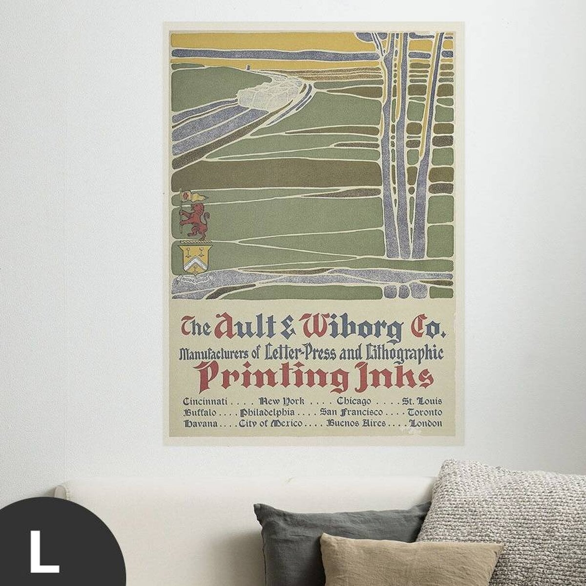 Hattan Art Poster Ault and Wiborg, Ad. 077 / HP-00061 Hattan Art Poster Ault and Wiborg, Ad. 077 / HP-00061