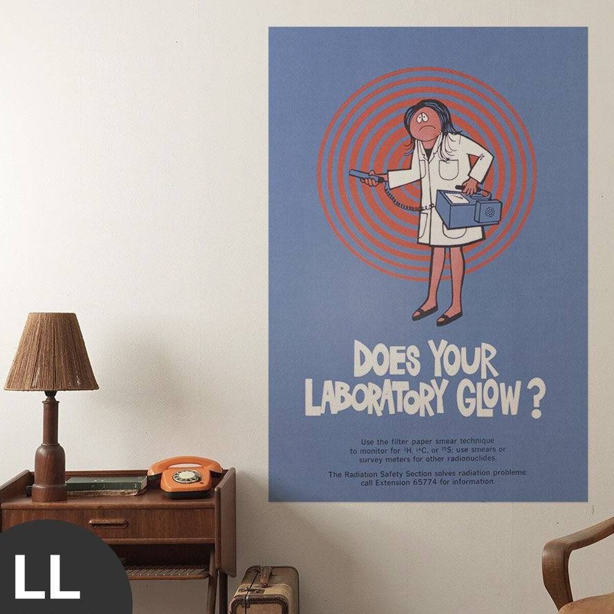 Hattan Art Poster Does Your Laboratory Glow / HP-00086 Hattan Art Poster Does Your Laboratory Glow / HP-00086