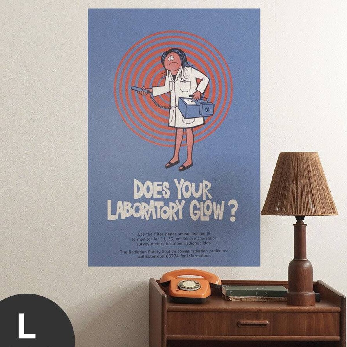 Hattan Art Poster Does Your Laboratory Glow / HP-00086 Hattan Art Poster Does Your Laboratory Glow / HP-00086