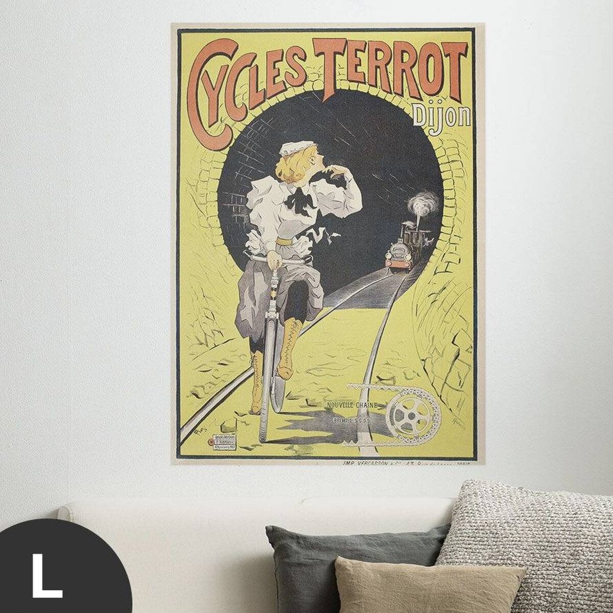 Hattan Art Poster Cycles Terrot Dijon / HP-00092 Hattan Art Poster Cycles Terrot Dijon / HP-00092