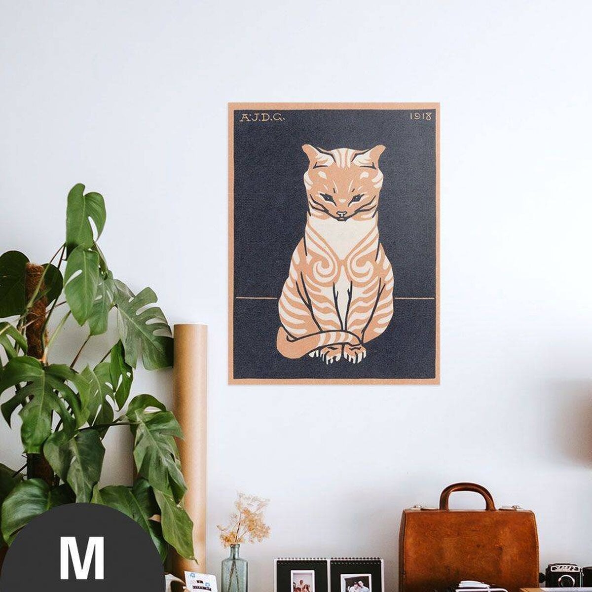 Hattan Art Poster Zittende kat / HP-00099 Hattan Art Poster Zittende kat / HP-00099