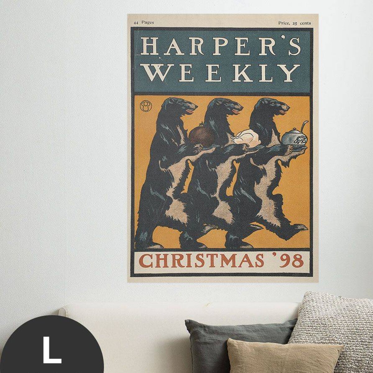 Hattan Art Poster Harper's weekly, Christmas '98 / HP-00106 Hattan Art Poster Harper's weekly, Christmas '98 / HP-00106