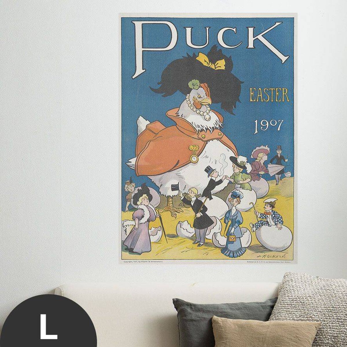 Hattan Art Poster Hattan Art Poster Puck Easter / HP-00110 Hattan Art Poster Hattan Art Poster Puck Easter / HP-00110