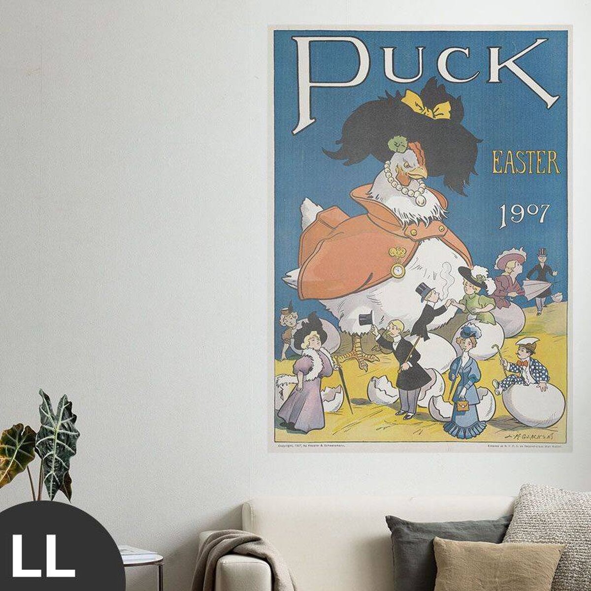 Hattan Art Poster Hattan Art Poster Puck Easter / HP-00110 Hattan Art Poster Hattan Art Poster Puck Easter / HP-00110