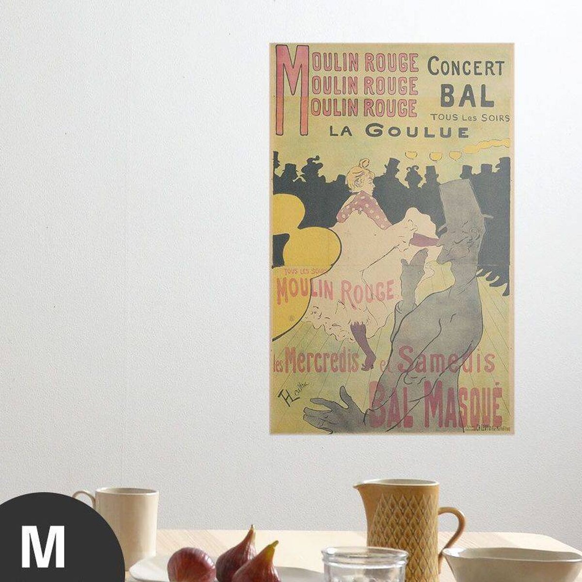 Hattan Art Poster Moulin Rouge, La Goulue / HP-00145 Hattan Art Poster Moulin Rouge, La Goulue / HP-00145