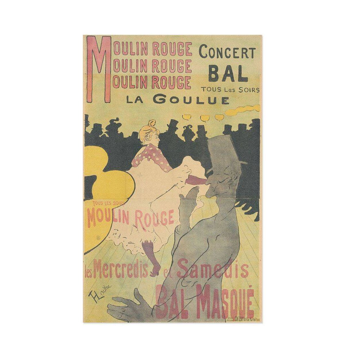 Hattan Art Poster Moulin Rouge, La Goulue / HP-00145 Hattan Art Poster Moulin Rouge, La Goulue / HP-00145