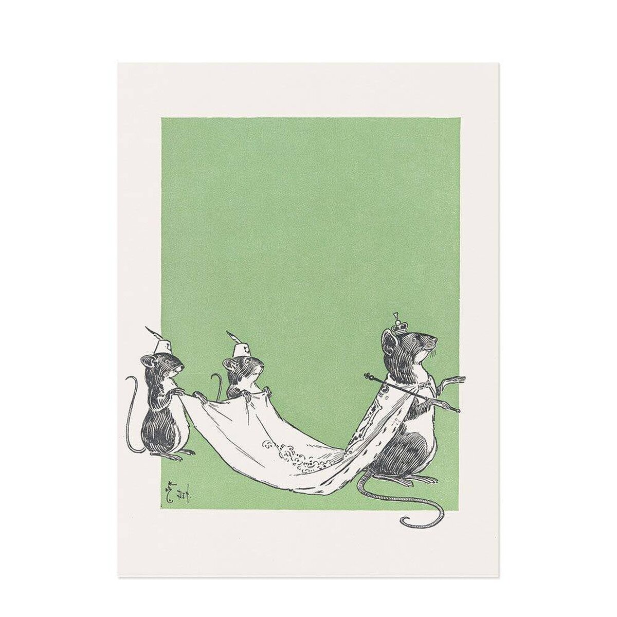 Hattan Art Poster The Queen of The Field Mice / HP-00029 Hattan Art Poster The Queen of The Field Mice / HP-00029