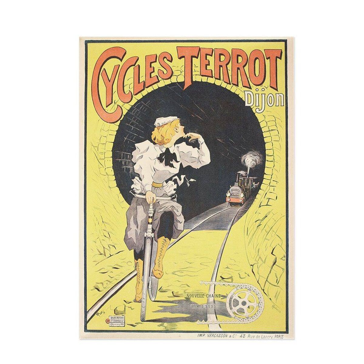 Hattan Art Poster Cycles Terrot Dijon / HP-00092 Hattan Art Poster Cycles Terrot Dijon / HP-00092