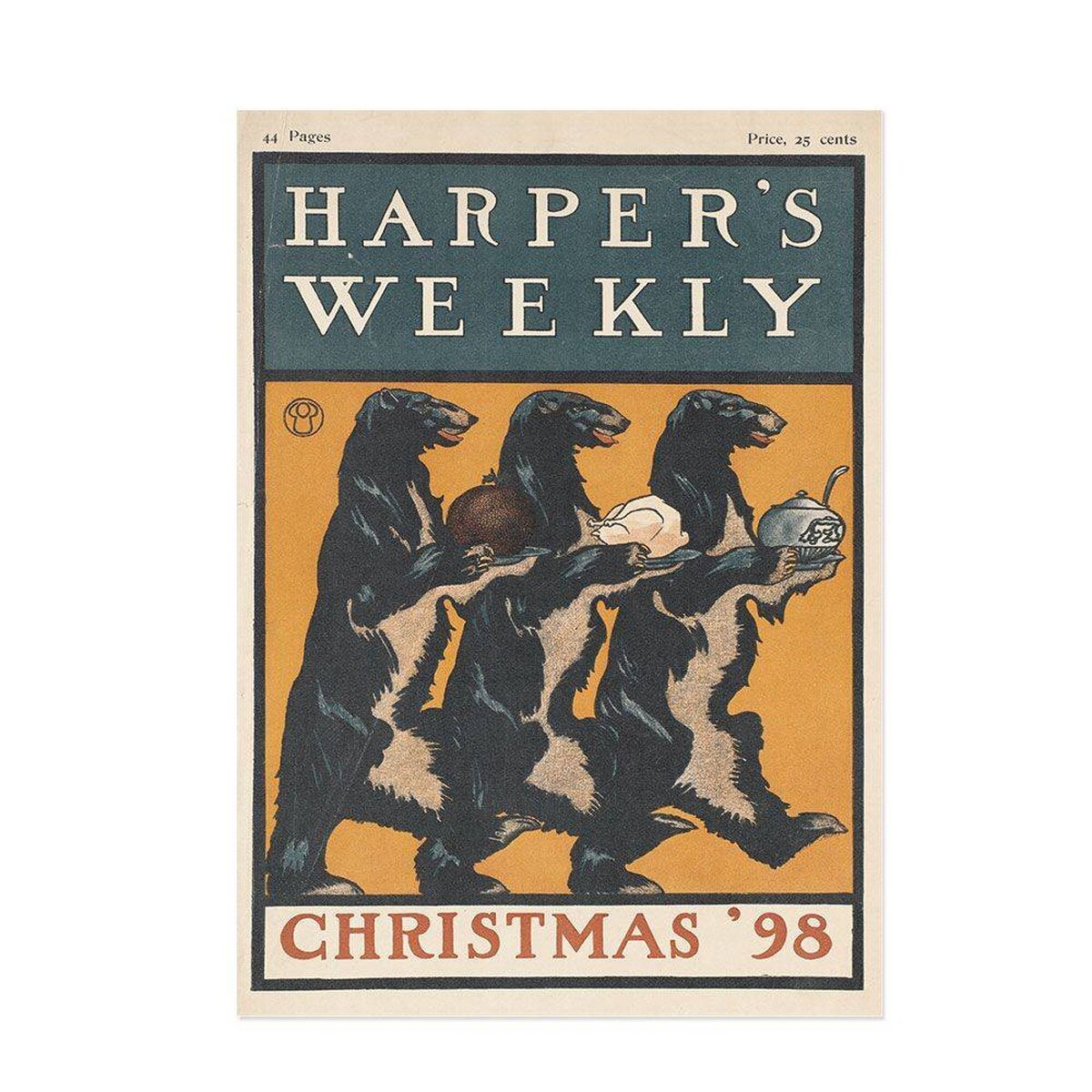 Hattan Art Poster Harper's weekly, Christmas '98 / HP-00106 Hattan Art Poster Harper's weekly, Christmas '98 / HP-00106