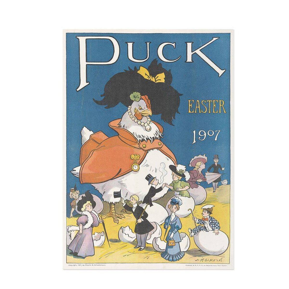 Hattan Art Poster Hattan Art Poster Puck Easter / HP-00110 Hattan Art Poster Hattan Art Poster Puck Easter / HP-00110