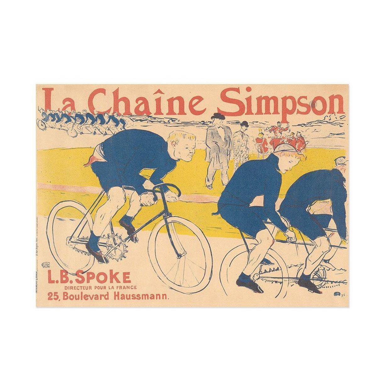 Hattan Art Poster Lautrec The Simpson Chain / HP-00148 Hattan Art Poster Lautrec The Simpson Chain / HP-00148