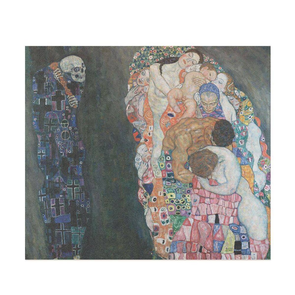 Hattan Art Poster Klimt Death and Life / HP-00158 Hattan Art Poster Klimt Death and Life / HP-00158