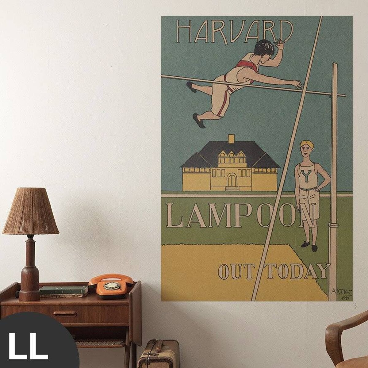 Hattan Art Poster Harvard Lampoon, Out Today / HP-00103 Hattan Art Poster Harvard Lampoon, Out Today / HP-00103