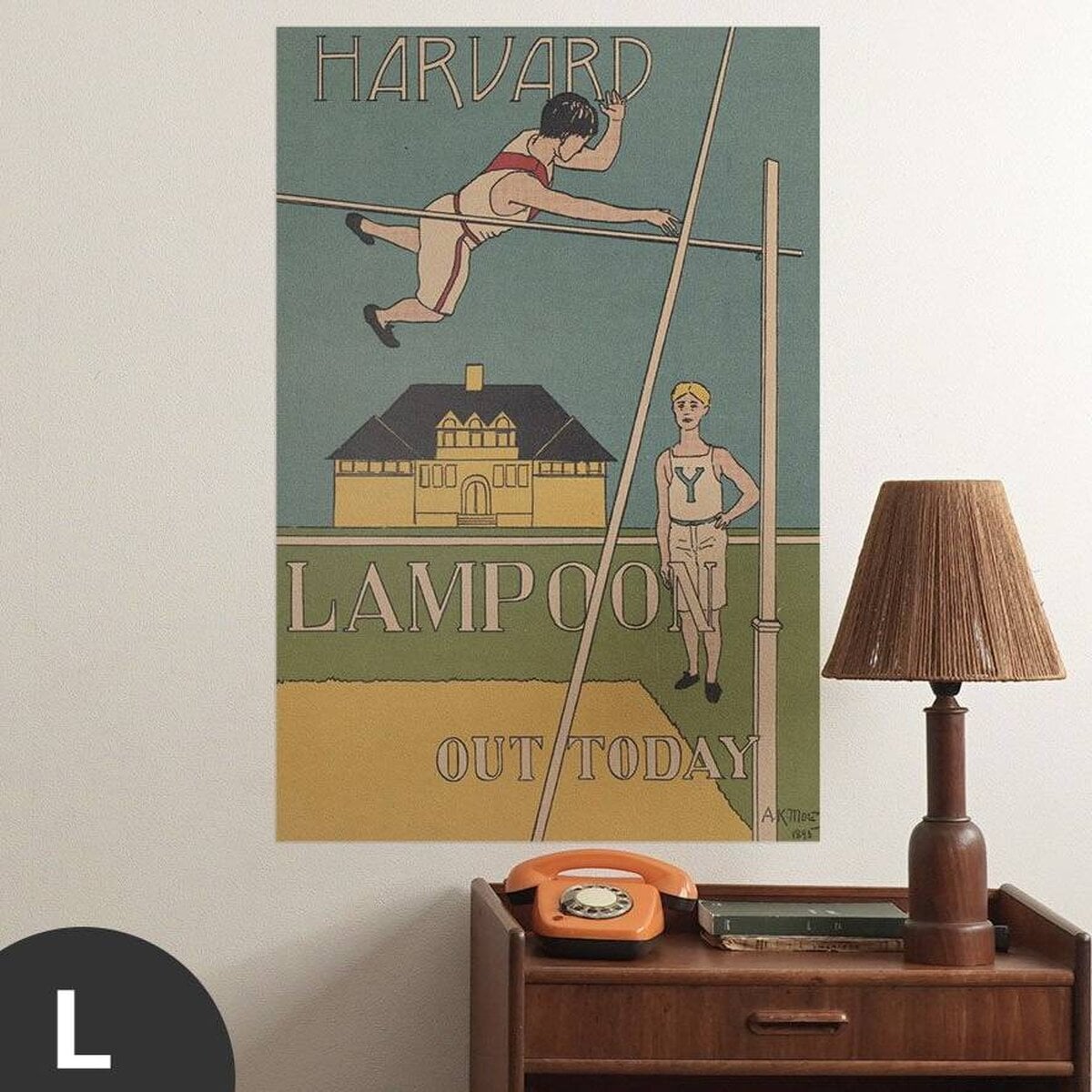 Hattan Art Poster Harvard Lampoon, Out Today / HP-00103 Hattan Art Poster Harvard Lampoon, Out Today / HP-00103