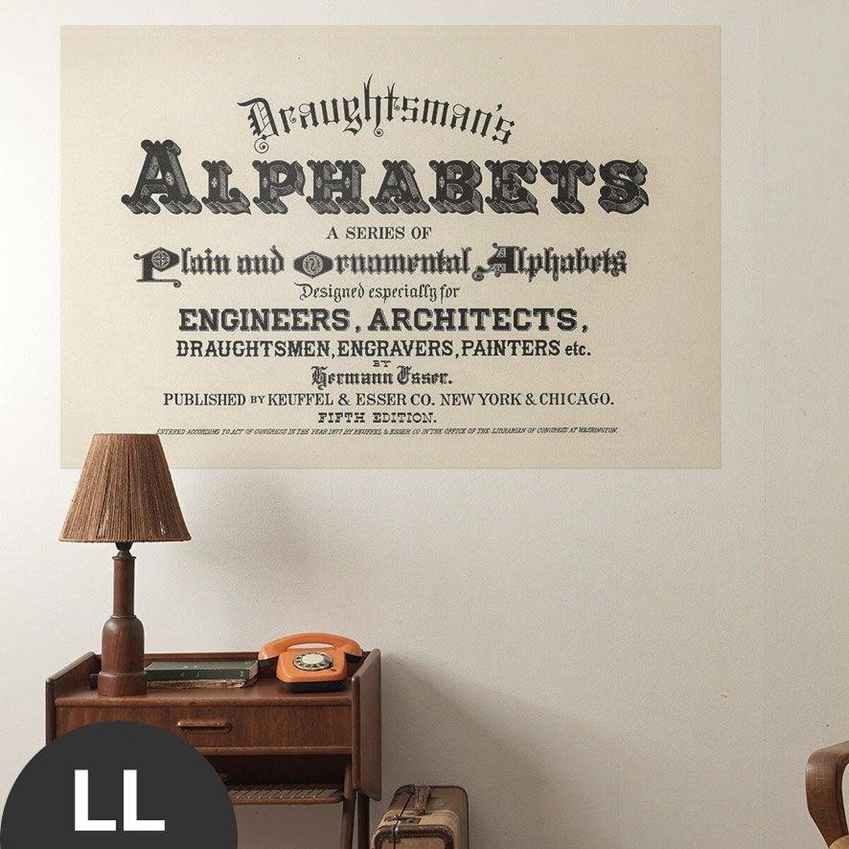 Hattan Art Poster Different Types of Fonts / HP-00006 Hattan Art Poster Different Types of Fonts / HP-00006
