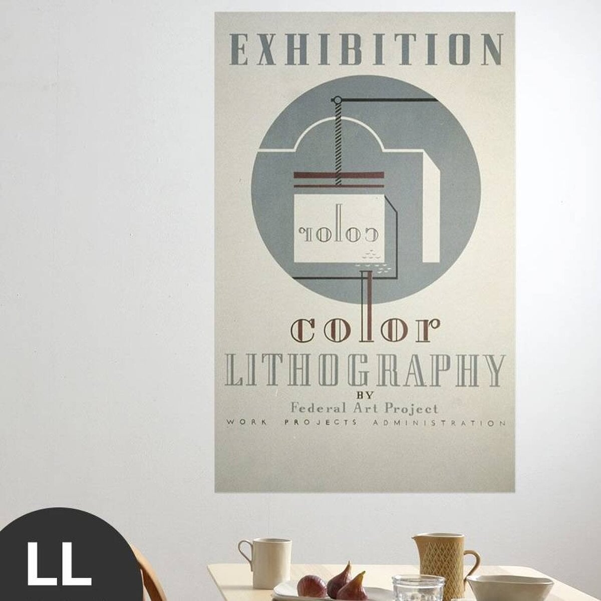 Hattan Art Poster Exhibition Color Lithography / HP-00071 Hattan Art Poster Exhibition Color Lithography / HP-00071