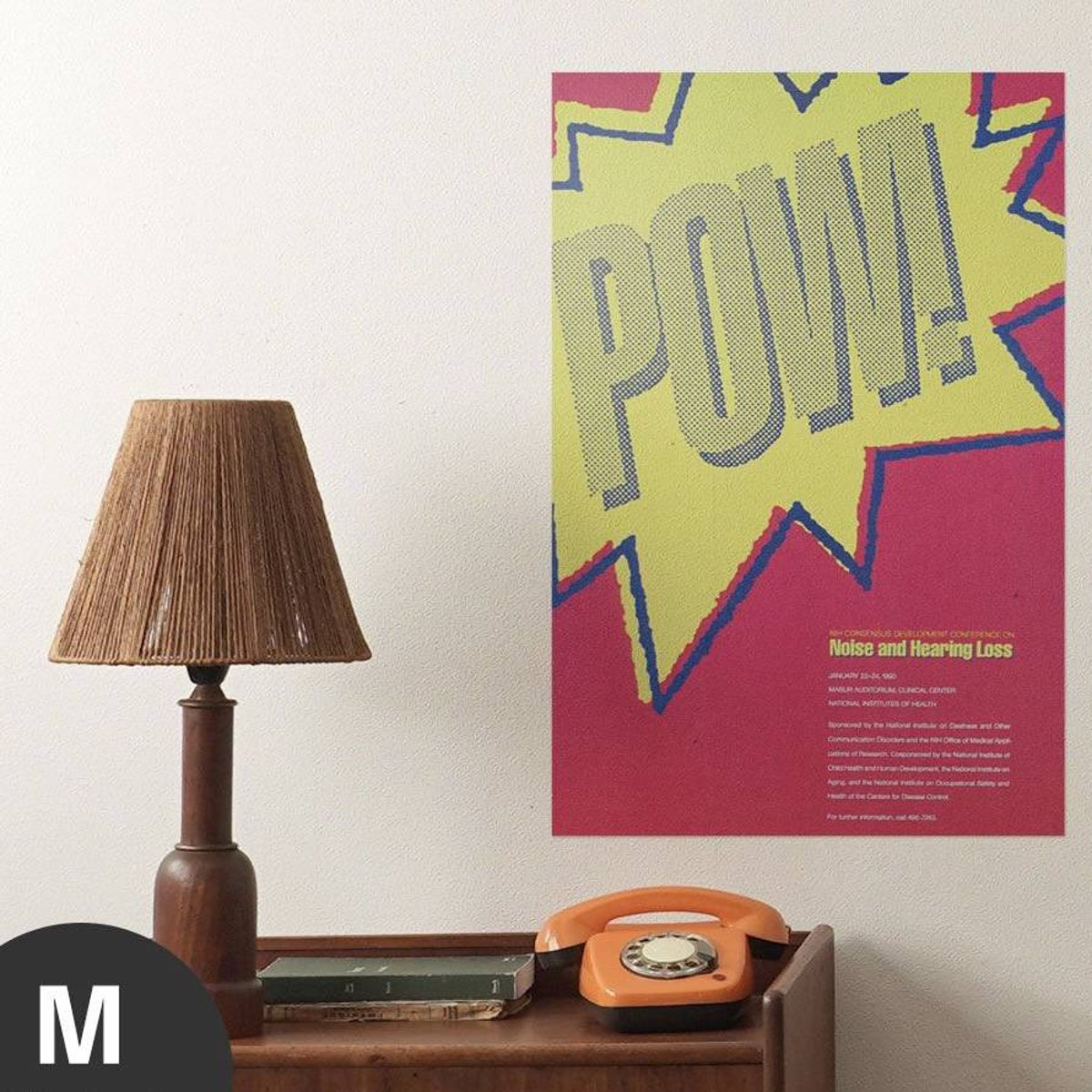 Hattan Art Poster Noise and Hearing Loss / HP-00084 Hattan Art Poster Noise and Hearing Loss / HP-00084