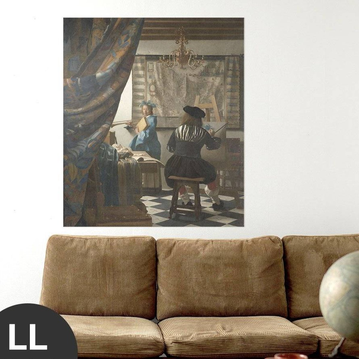 Hattan Art Poster Vermeer The Art of Painting / HP-00166 Hattan Art Poster Vermeer The Art of Painting / HP-00166