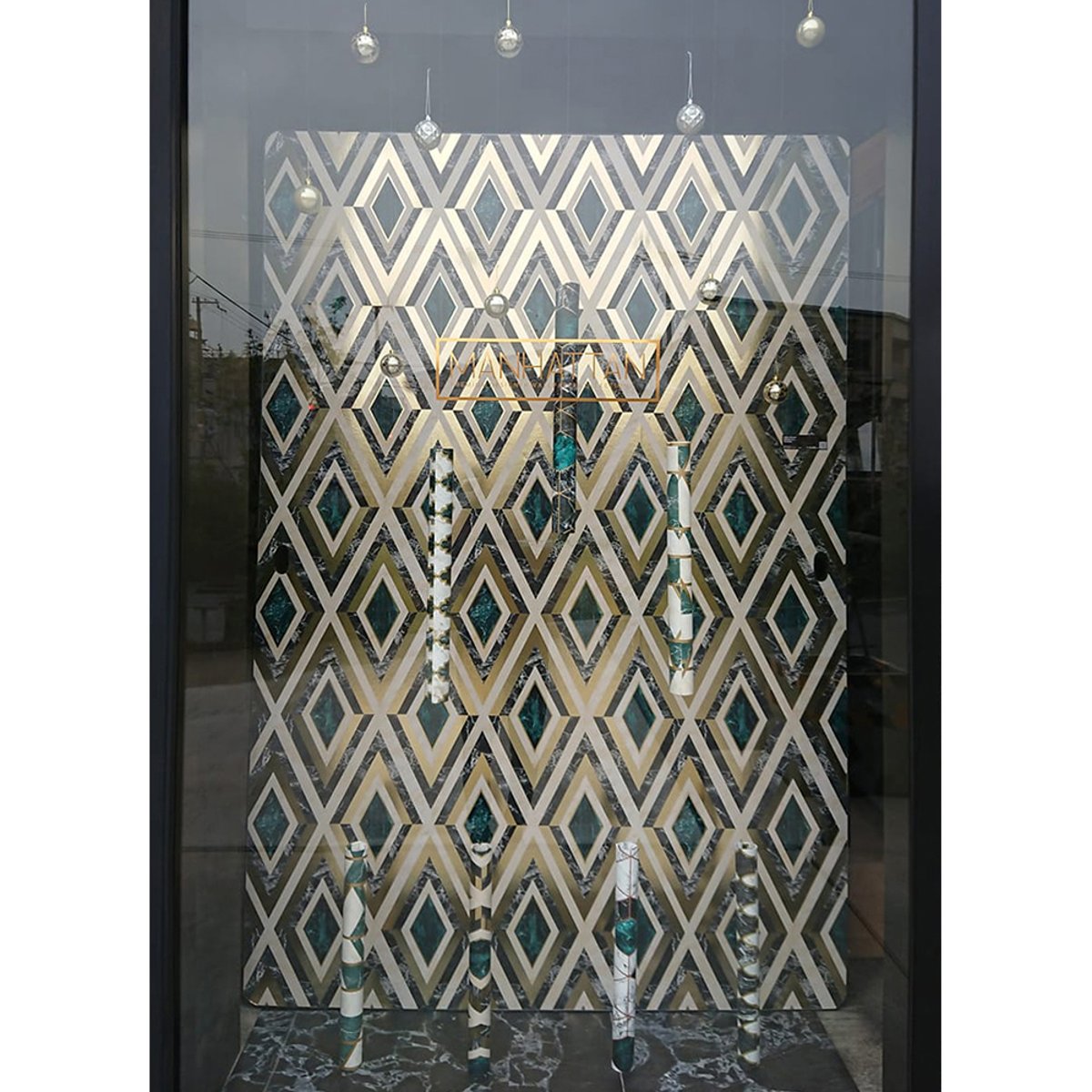 MANHATTAN by MINDTHEGAP | DIAMONDS in Brass | WP20292 MANHATTAN by MINDTHEGAP | DIAMONDS in Brass | WP20292