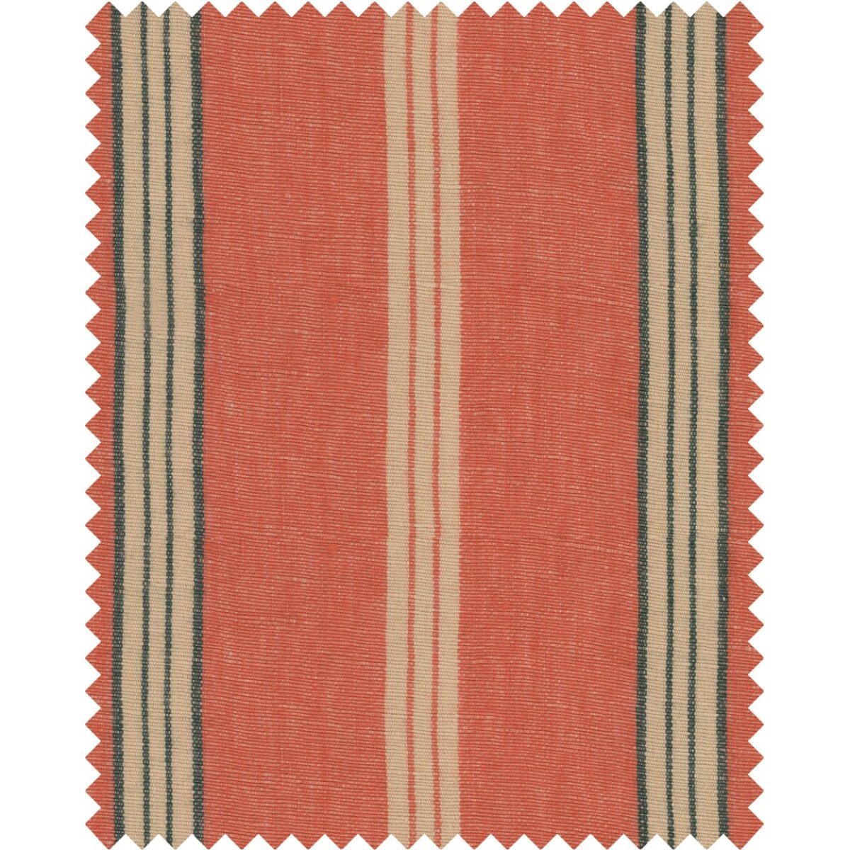 MINDTHEGAP | WOODSTOCK '69 | Fabric | OREGON STRIPES Orange Washed Linen MINDTHEGAP | WOODSTOCK '69 | Fabric | OREGON STRIPES Orange Washed Linen
