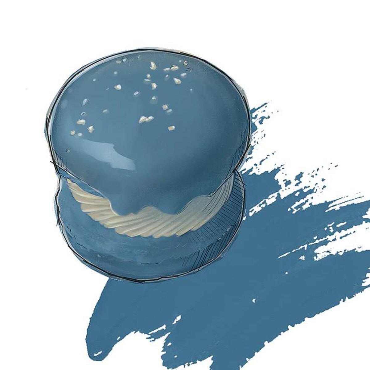 NR-Blue Macaroon NR-Blue Macaroon