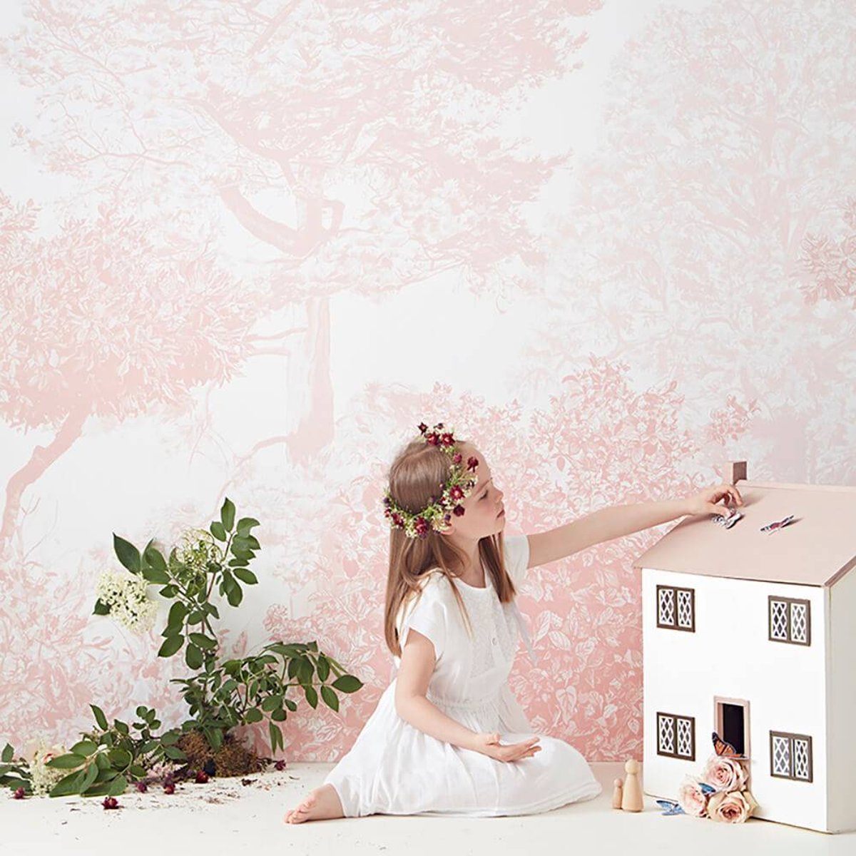 Classic Hua Trees Pink | Sian Zeng Classic Hua Trees Pink | Sian Zeng