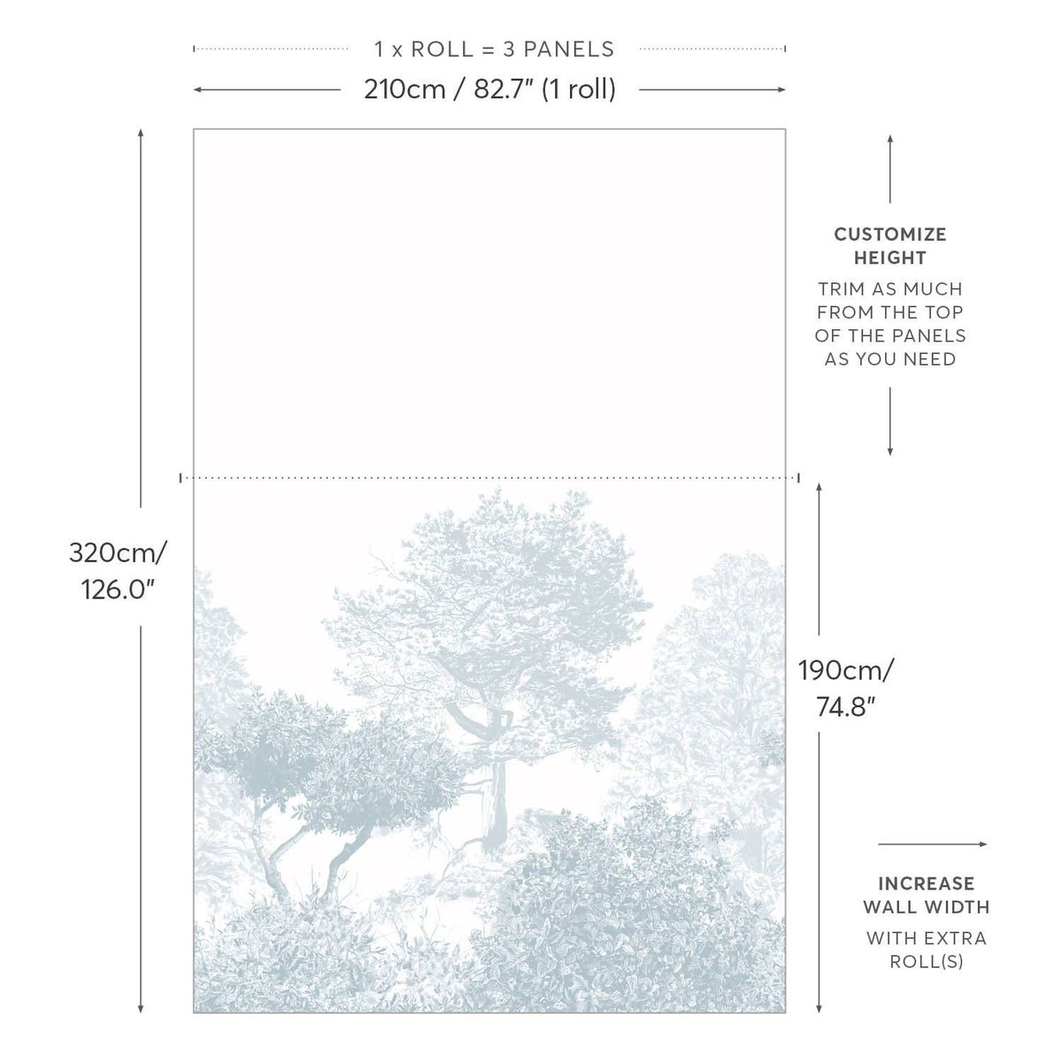 Classic Hua Trees Blue | Sian Zeng Classic Hua Trees Blue | Sian Zeng