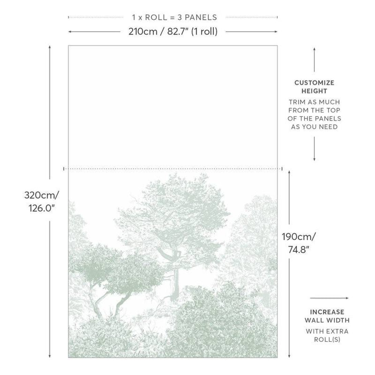 Classic Hua Trees Green | Sian Zeng Classic Hua Trees Green | Sian Zeng
