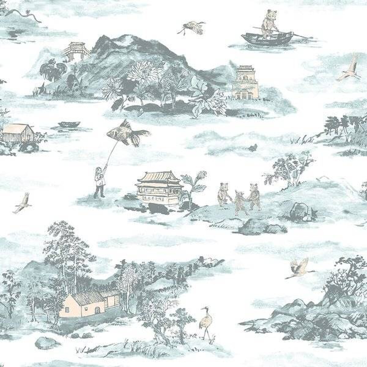 Mountain Blue Peach | Sian Zeng Mountain Blue Peach | Sian Zeng