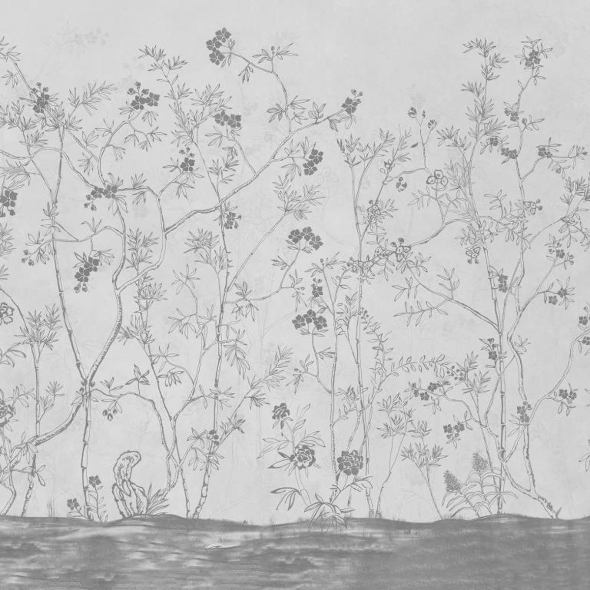 Honpo IM | Paradise | Monochrome Chinoiserie Forest Honpo IM | Paradise | Monochrome Chinoiserie Forest