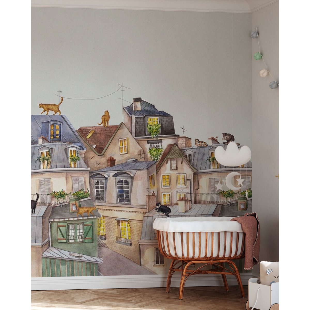 Oliver Robins | Parisian Cats on the Roofs Oliver Robins | Parisian Cats on the Roofs