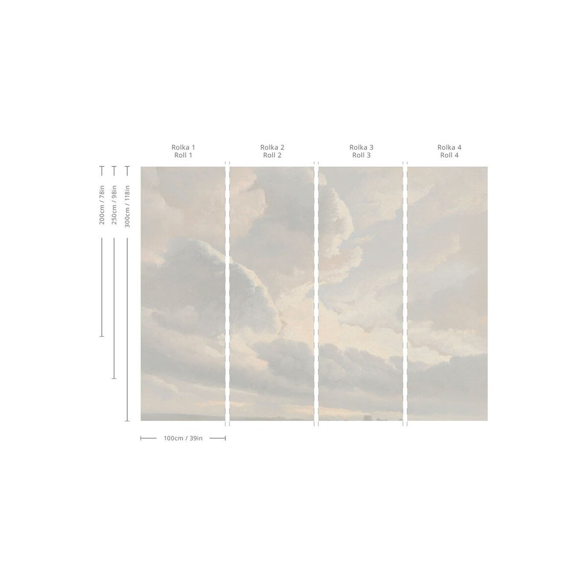 Wallcolors | Cloudy sky Wallcolors | Cloudy sky