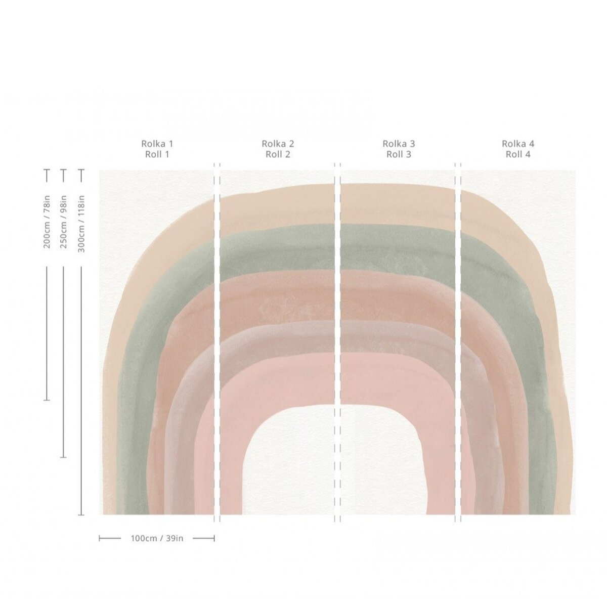 Wallcolors | Pastel Rainbow Wallcolors | Pastel Rainbow