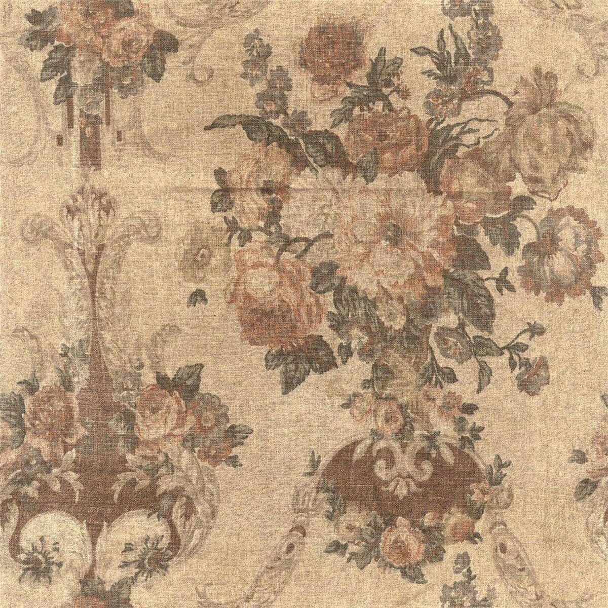 FLAX WALLPAPER | Antique Flower | FWP-AFW-02 FLAX WALLPAPER | Antique Flower | FWP-AFW-02