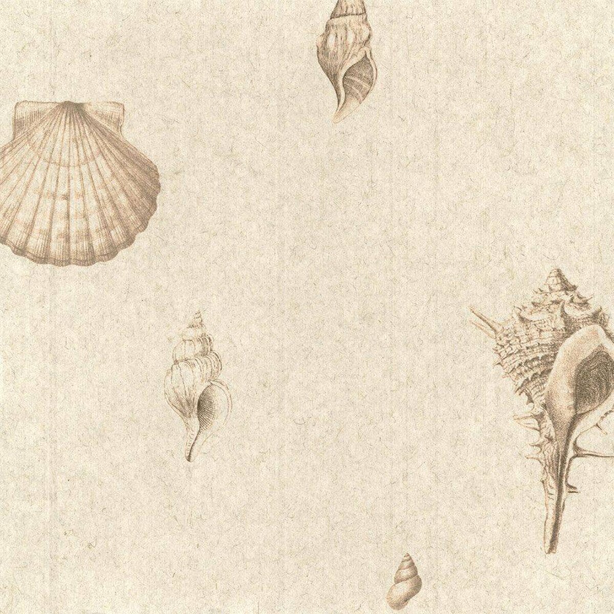 FLAX WALLPAPER | Shell Picture Book | FWP-ENC-03 FLAX WALLPAPER | Shell Picture Book | FWP-ENC-03