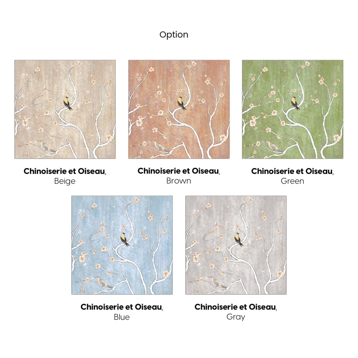 Honpo | Chinoiserie et Oiseau Honpo | Chinoiserie et Oiseau